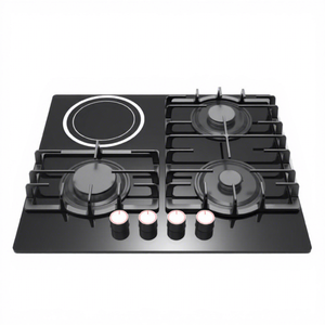 Mesa de Cocina con <span class=keywords><strong>Estufa</strong></span> de <span class=keywords><strong>Gas</strong></span> Integrada Híbrida de 4 Quemadores - Product Image 2