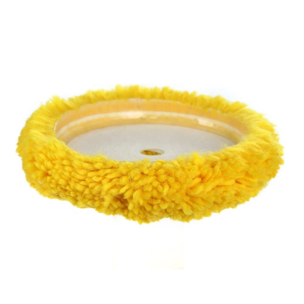 Полировальная подушка из 100% овечьей шерсти для автомобиля