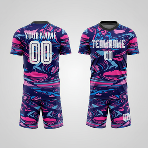 2025 ropa deportiva de entrenamiento de fútbol personalizada de alta calidad para hombres, conjunto de Jersey para exteriores, venta al por mayor con el logotipo de su marca - Product Image 1