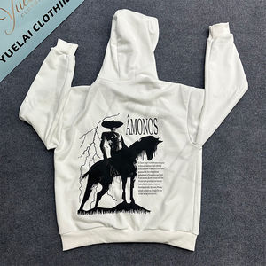 Fabricant sérigraphié 100% coton hommes rappeur à capuche imprimé animal surdimensionné grande taille éponge <span class=keywords><strong>française</strong></span> vierge pull à capuche - Product Image 5