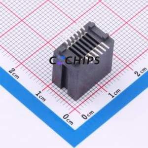 HEV12LP03BK Gold Finger <b>Connector</b> SMD,P=1.27mm <b>Connector</b> ( <b>Connector</b> Type: EDGE SLOT )( Pitch: 1.27mm )( Total PIN Count: 12P ) - Product Image 2