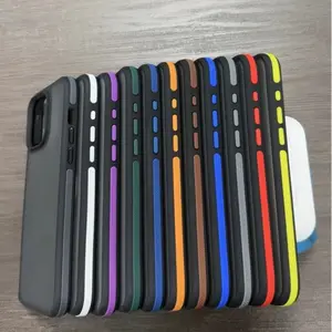 Translucent Slim Phone Cover Shockproof PC+TPU Phone Case Matted Shield Armor Case For IPhone 15 Pro Max