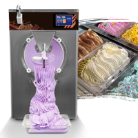 Prix de la machine à crème glacée dure italienne électrique de bureau automatique commerciale industrielle pour les entreprises