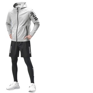Ensemble de vêtements de sport pour homme, veste de course à séchage rapide, vêtements de cyclisme ajustés, vêtements de randonnée en plein air, vêtements d'entraînement, manteau d'automne, t-shirt pour homme - Product Image 5