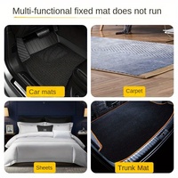 Rouleaux de ruban auto-agrippant personnalisés pour tapis de voiture, fixation invisible en tissu nylon réutilisable, attaches adhésives rapides, Velcro auto-adhésif