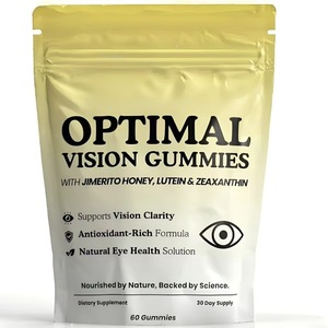 Gomitas para la Visión Óptima de Marca Privada Personalizada, 60 Unidades, con Luteína y Zeaxantina, Favorecen la Claridad Visual, Suministro al por Mayor de Fábrica - Product Image 1