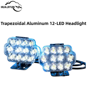 Luz Delantera LED para Scooter Huajiyu de <span class=keywords><strong>72V</strong></span> CC con Motor sin Escobillas, 12 LED, Plástico, para Bicicleta Eléctrica/Scooter/Triciclo - Product Image 2