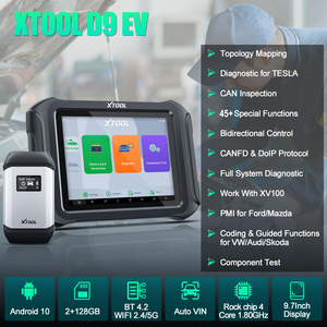 เครื่องมือซ่อมรถยนต์ XTOOL D9EV สำหรับรถยนต์พลังงานไฟฟ้า สำหรับ BYD สำหรับยานยนต์ พร้อมระบบ Topology ชุดแบตเตอรี่ - Product Image 2