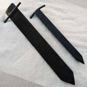 Pince forgée à la main médiévale/viking Couverts MedievalCampAir T Profil Piquets de tente Extra Long Acier galvanisé Écologique - Product Image 5