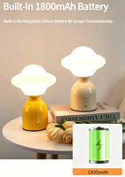 Lampe de chevet et de bureau minimaliste transfrontalière, créative et décorative, avec lumière d'ambiance, variateur tactile et rechargeable