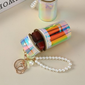 Ngọc Trai Son môi Túi Keychain xách tay đồng xu ví ví tai nghe túi nhỏ phụ kiện treo đồ trang trí Chapstick lưu trữ Pouch - Product Image 4