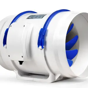 Hon&Guan fan manufacturer noiseless high efficiency big air flow energy saving mixed flow Inline duct fan extractor