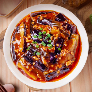 Berenjena precocinada congelada Lista para cocinar estilo Yu Xiang en salsa lista para servicio de comida - Product Image 3