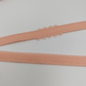 Bande élastique pour emballage cadeau, ruban élastique en tissu jacquard avec logo personnalisé, 19 mm, pour vêtements de bébé, bretelles de soutien-gorge, bordure picot. - Product Image 2