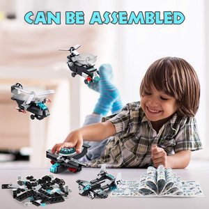 Blocs de construction <span class=keywords><strong>Robot</strong></span> à assembler soi-même, briques de combat, jouets éducatifs, pour enfants, 25 pièces en 1 - Product Image 5