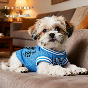 Camisetas de poliéster de los <span class=keywords><strong>Lakers</strong></span> para perros grandes y medianos, cómodas, transpirables, con estampado, para verano y primavera - Product Image 6