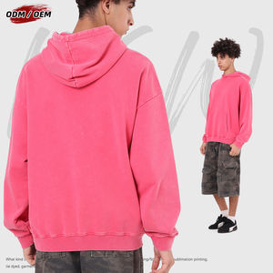 Sudadera con Capucha Vintage de Algodón 100% de 430G, Estilo Americano, Casual, para Hombre, Lavada, para Invierno - Product Image 5