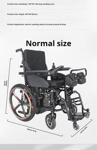 Fauteuil roulant électrique debout debout avec ceinture fauteuil roulant électrique debout - Product Image 5