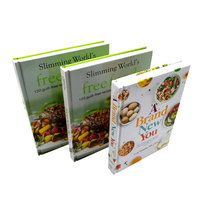 Livre à couverture rigide Livre de cuisine professionnel Livre de recettes à couverture rigide personnalisé Service d'impression de livre de cuisine