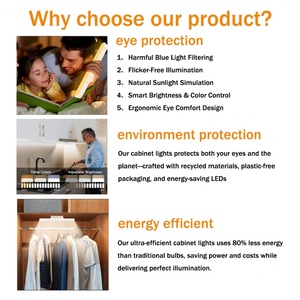 ไฟ LED ใต้ตู้ครัว EGH แบบบางพิเศษ ชาร์จผ่าน USB ไร้สาย พร้อมเซ็นเซอร์ตรวจจับความเคลื่อนไหวอัจฉริยะ - Product Image 4