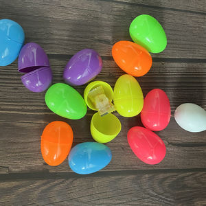 Vente en gros, vente chaude, œufs <span class=keywords><strong>de</strong></span> Pâques en plastique ouvrables <span class=keywords><strong>de</strong></span> 6 cm, couleur, pour la décoration <span class=keywords><strong>de</strong></span> Pâques DIY des enfants - Product Image 2