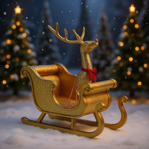 Reno Luminoso Decorativo Navideño con 8 Modos de Iluminación, Decoración LED para Interiores y Exteriores, Luz Blanca Cálida Suave, Alimentación CA - Product Image 2