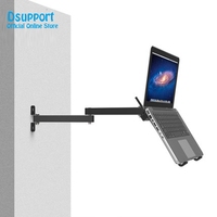 Support mural rétractable et pliable pour ordinateur portable 13-17 pouces avec refroidisseur intégré – Nouveaux accessoires informatiques