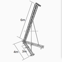 Torres de Audio de Aleación de Aluminio Premium, Sistema de Truss para Altavoces de Arreglo Lineal para Conciertos/Eventos, Altavoces de Torre Modulares sin Esfuerzo
