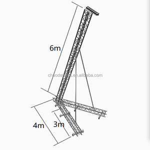نظام مكبرات صوت برجية من سبائك الألومنيوم عالية الجودة للحفلات والفعاليات، نظام مكبرات صوت خطي للمسرح، مكبرات صوت برجية سهلة التركيب - Product Image 6