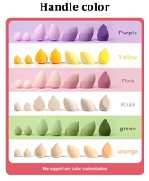 Lot de 14 éponges de maquillage triangulaires multicolores sans latex, véganes, en forme de bouteille, pour le visage – Meilleures ventes