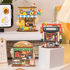 ชุดประกอบบ้านจิ๋ว DIY CuteBee ของเล่นเสริมพัฒนาการ ตัวต่อสร้างสรรค์ ของตกแต่งโต๊ะทำงาน - Product Image 2