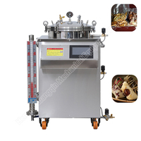 Stérilisateur à vapeur vertical, machine de stérilisation des aliments par rayonnement gamma, autoclave pour champignons