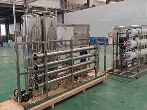 Système professionnel de filtration par osmose inverse (RO) et de traitement de l'eau avec pompe, réservoir sous pression PLC-5T/H 220V/380V - Product Image 4