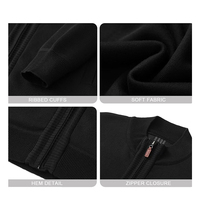Stilvoller Winter-Herren-Cardigan mit Reißverschluss und Stehkragen, Einfarbiger Freizeitpullover mit Langen Ärmeln und Logo-Vorderseite