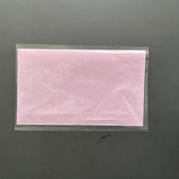 Sac transparent en OPP personnalisable, résistant à l'humidité, poche plate sans ruban adhésif pour l'emballage en supermarché, les factures, les livres de comptes