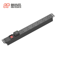 Unité de distribution d'alimentation triphasée (PDU) montée sur rack avec conception standard pour une installation facile et une large compatibilité