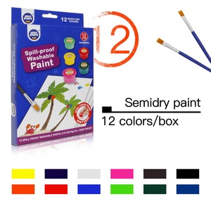 Set di Colori Semi-Solidi Lavabili per Bambini, Anti-Macchia, per Disegno e Graffiti Fai-da-Te, Prodotto in Cina - Product Image 1