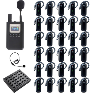 Sistema <span class=keywords><strong>de</strong></span> guía <span class=keywords><strong>de</strong></span> audio inalámbrico <span class=keywords><strong>de</strong></span> gama alta 2,4G Whisper Tour Guide con pantalla para <span class=keywords><strong>agencia</strong></span> <span class=keywords><strong>de</strong></span> viajes <span class=keywords><strong>de</strong></span> <span class=keywords><strong>interpretación</strong></span> simultánea - Product Image 1