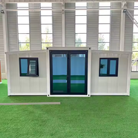 Maison conteneur de luxe de style américain, duplex, de haute qualité, avec mur-rideau en verre de 6 mètres et surface de 3 mètres