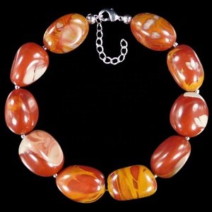 สร้อยข้อมือ noreena Jasper tumbled หินคริสตัลอัญมณีแฟชั่นของขวัญสำหรับผู้ชายและผู้หญิงการทำสมาธิพลังงาน - Product Image 1