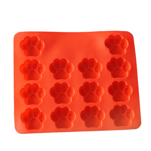 Cat Paw Silicone Mold 12 Cavities For Chocolate Ice Cube Candle Epoxy Jelly Pudding Mousse Cake Tools - Product Image 3