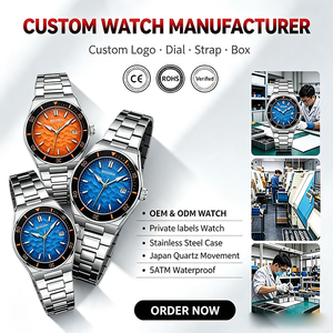 Reloj Deportivo de Lujo Personalizado para Hombre, de Acero Inoxidable, con Movimiento de Cuarzo Miyota, Esfera de Cristal de Zafiro de 42 mm, Resistente al Agua 5 BAR - Product Image 5