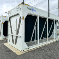 DrolinBox Conteneur d'Hydro-Mining de 40 pieds pour l'Extraction de Bitcoin, Boîte de Mining Bitcoin 192 S21, Refroidissement Liquide Hydro, Haute Densité 35 ℃ ±1 ℃   Température d'alimentation