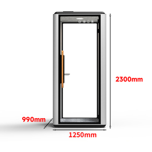 Hiện Đại Trong Nhà Di Động Studio Văn Phòng Pod Dễ Dàng Để Lắp Ráp Di Động Làm Việc Nghiên Cứu Vỏ Cách Âm Khung Nhôm Cho Văn Phòng Xây Dựng - Product Image 6