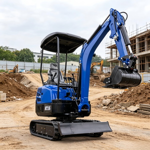 Bestselling Products Ce Approved Ht16 <b>Mini</b> Crawler Excavator 1.6ton Hydraulic Small Digger with <b>Led</b> <b>Light</b> & Ceiling - Product Image 1