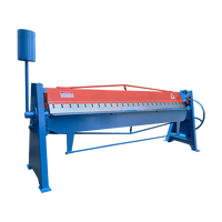 Machine de pliage de feuilles manuelle de plaque d'aluminium d'acier inoxydable de conduit de CVC de marque de la Chine en stock
