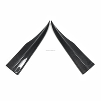 Spoiler latéral de pare-chocs arrière en fibre de carbone W204 pour Mercedes Benz Classe C C63 Coupé Kit de carrosserie Diffuseur arrière Coins R