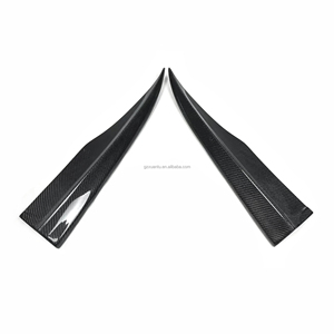 Separadores laterales de parachoques trasero de fibra de carbono W204, alerón para Mercedes Benz Clase <span class=keywords><strong>C</strong></span> C63 Coupe, Kit de carrocerí<span class=keywords><strong>a</strong></span>, difusor trasero, esquinas <span class=keywords><strong>R</strong></span> - Product Image 4