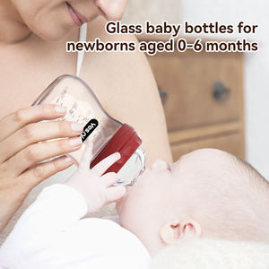 Bouteille d'alimentation pour bébé nouveau-né personnalisée OEM ODM, anti-flatulences, large goulot, tasse pour bébé, bouteille d'eau potable pour bébé, bouteille Mik - Product Image 1