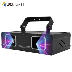Luces Láser <span class=keywords><strong>DJ</strong></span> RGB a Todo Color, Rotación de Escenario, Discoteca, Club, KTV, 2 Cabezales, Proyector de Haz de Animación, Control DMX512/Activación por Sonido - Product Image 6
